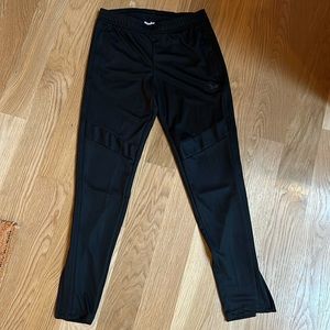 Adidas black track pants, size small